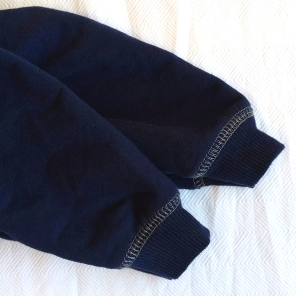 rorie whelan navy bear hoodie sweatshirt 12 months baby boy - Picture 7 of 8